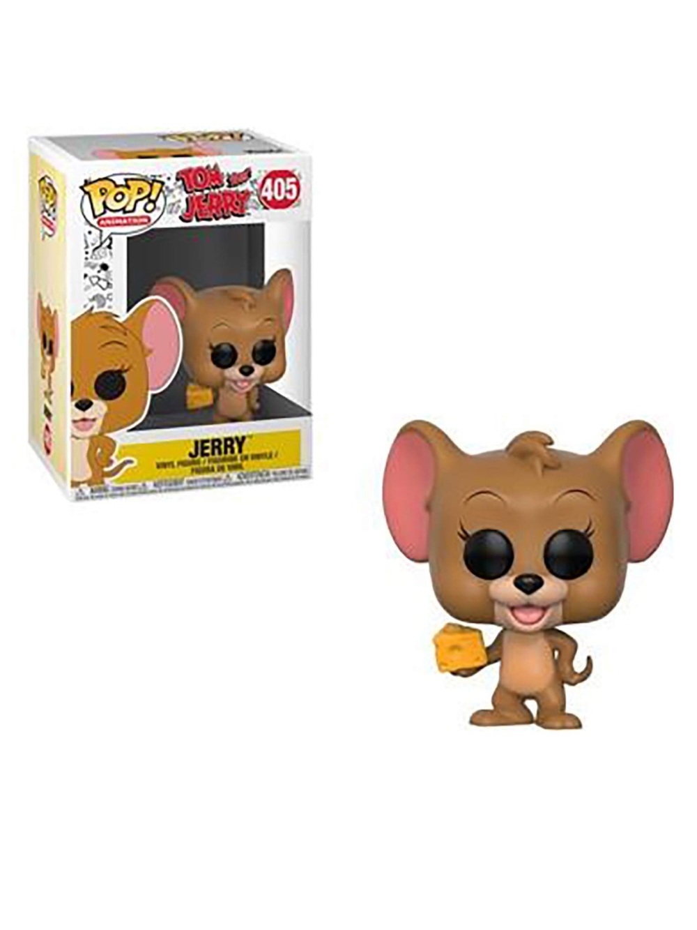 Pop Animation Tom & Jerry Mouse Vinyl Figurine Toy 405 Collectible NEW Funko